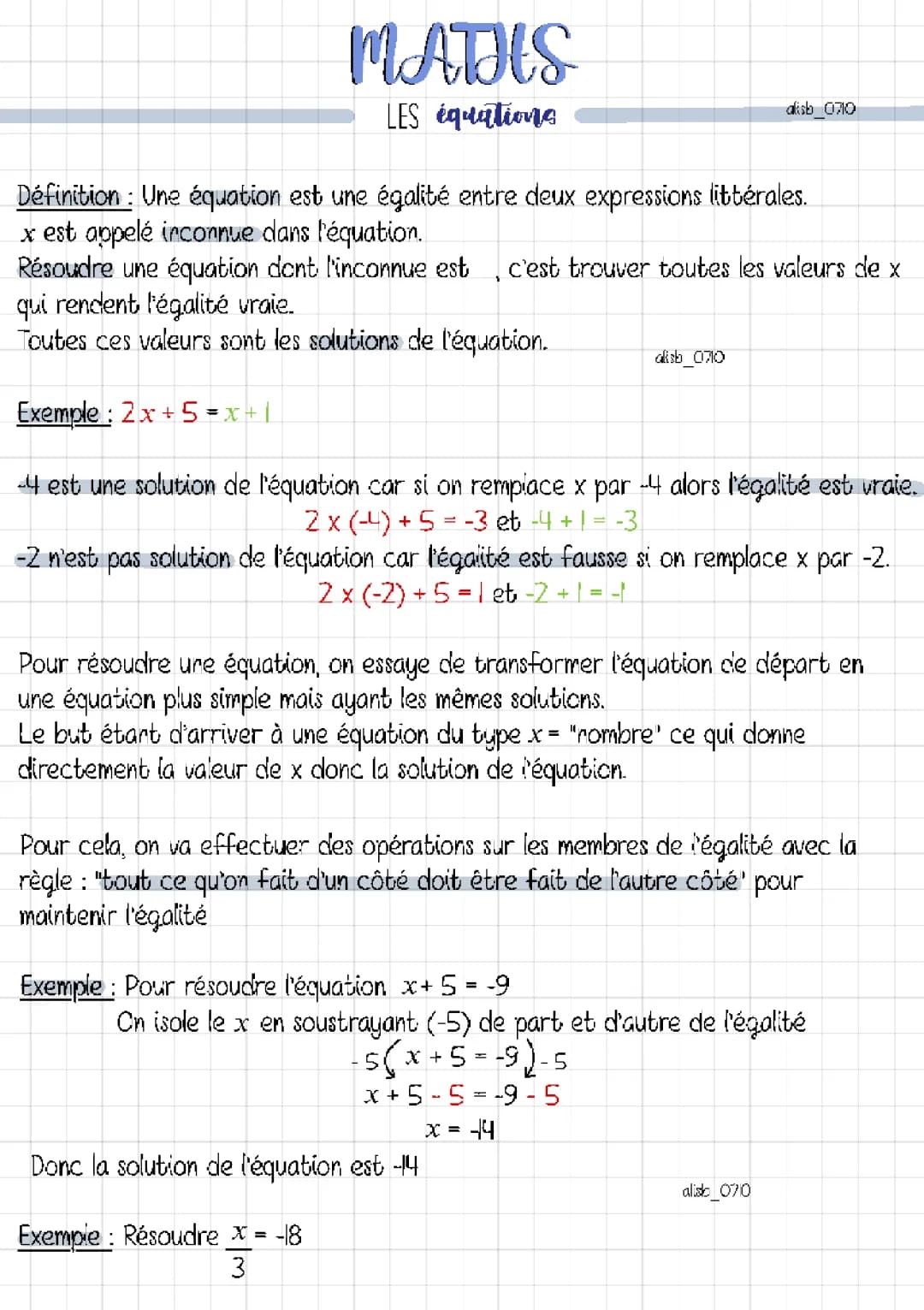 Comment Résoudre des Équations Facilement: Trouver x et Plus!