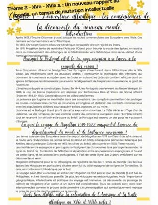 Know L'ouverture atlantique  - les conséquences de la découverte du nouveau monde thumbnail