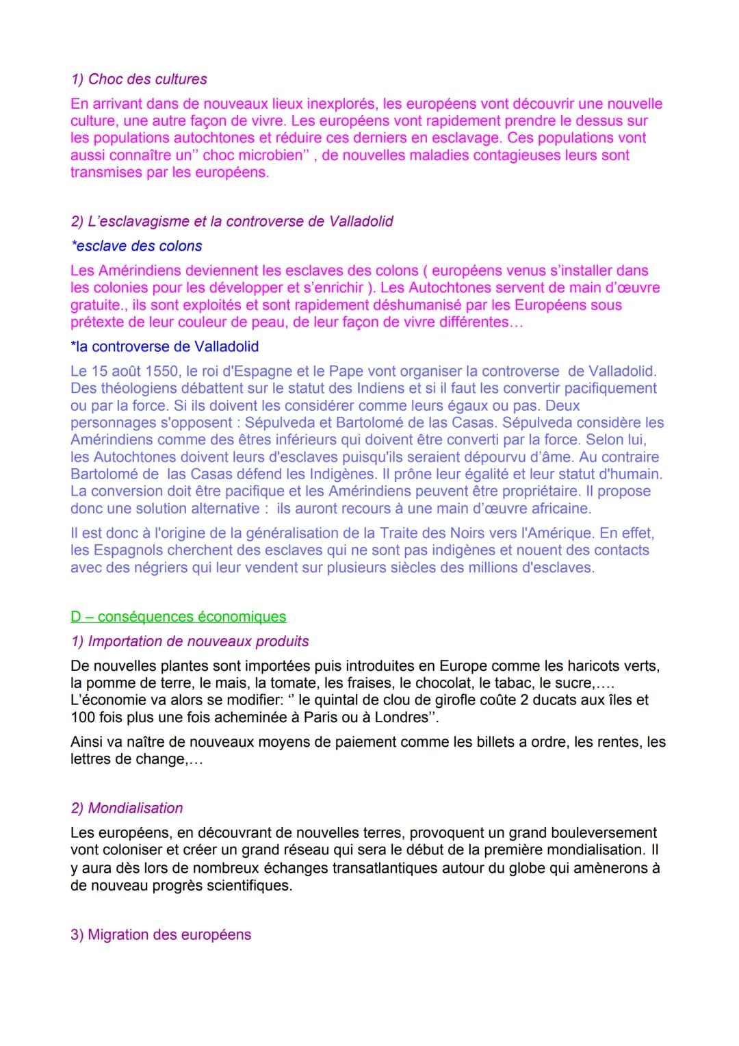 Les Grandes Découvertes et les migrations européennes
introduction :
les grandes découvertes ont marqué le XVème et XVIème siècle par la déc