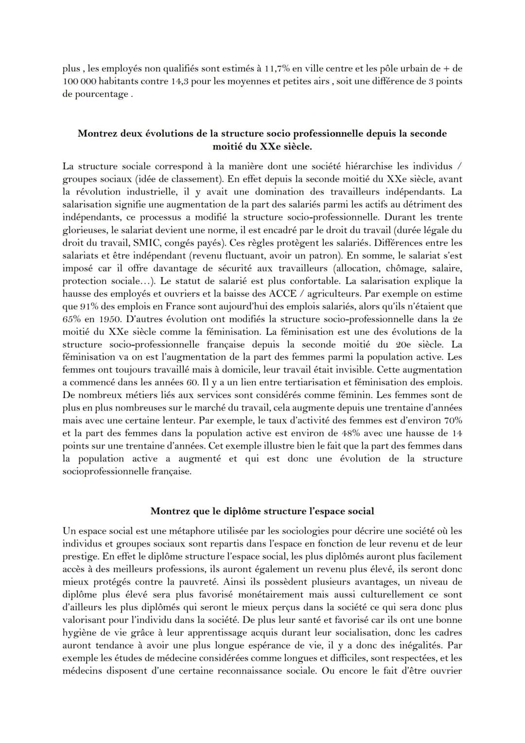 EC1-STRATIFICATION SOCIALE
Quels sont les caractéristiques des groupes de statut chez Weber.
Les groupes de statut, sont les groupements d'i