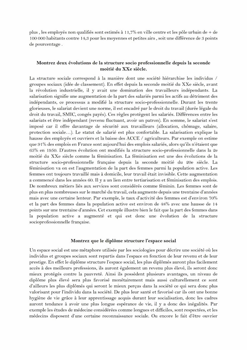 EC1-STRATIFICATION SOCIALE
Quels sont les caractéristiques des groupes de statut chez Weber.
Les groupes de statut, sont les groupements d'i