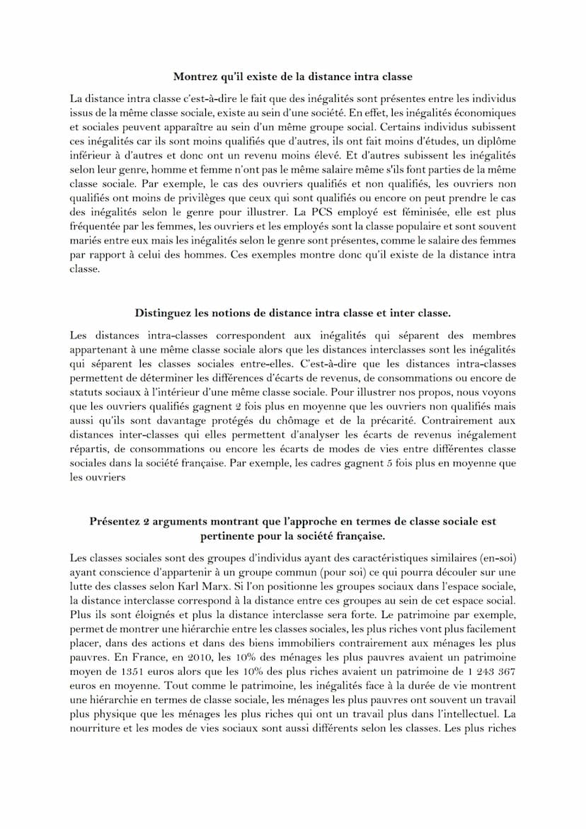 EC1-STRATIFICATION SOCIALE
Quels sont les caractéristiques des groupes de statut chez Weber.
Les groupes de statut, sont les groupements d'i