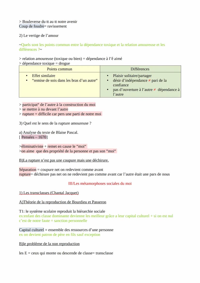 Introduction
Chapitre 2 : Les métamorphose du moi
métamorphose = tt transformatᵒ d'un état vers un autre. Cela peut ê une transformatᵒ posit