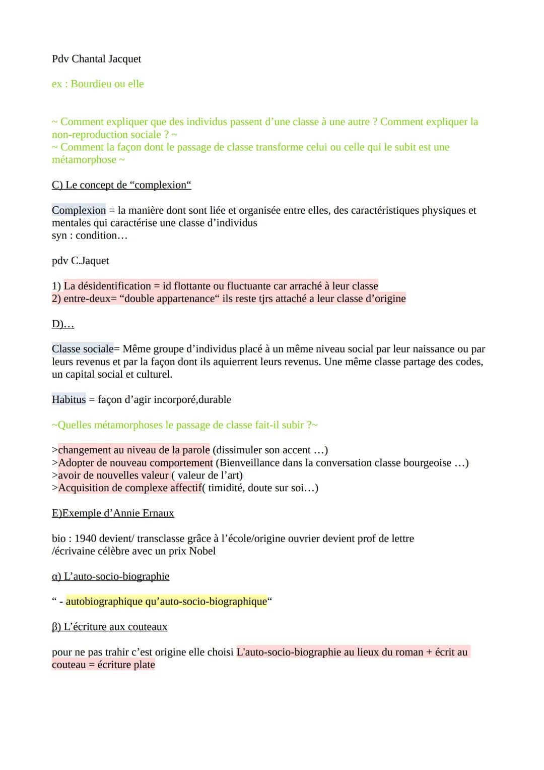 Introduction
Chapitre 2 : Les métamorphose du moi
métamorphose = tt transformatᵒ d'un état vers un autre. Cela peut ê une transformatᵒ posit