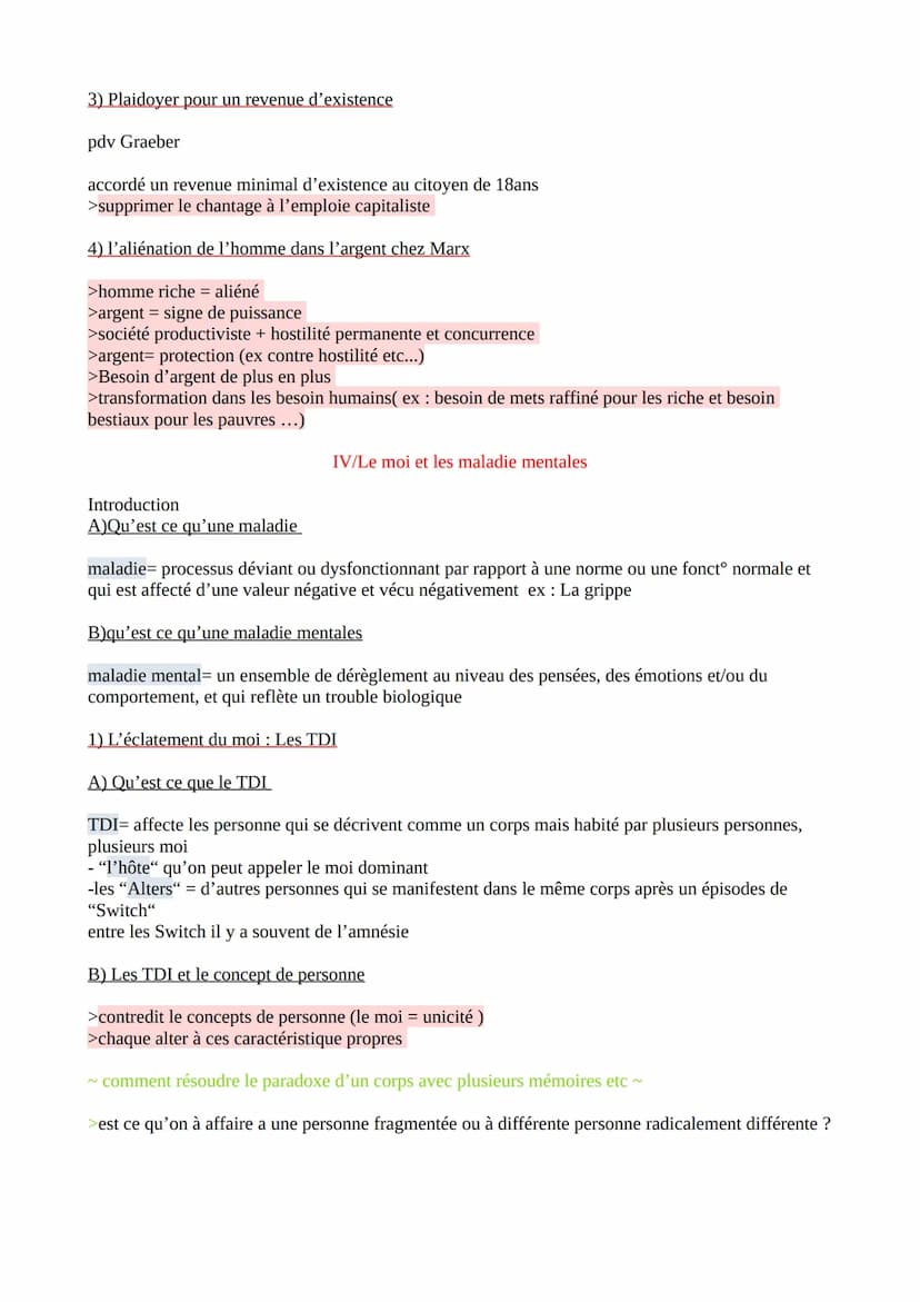 Introduction
Chapitre 2 : Les métamorphose du moi
métamorphose = tt transformatᵒ d'un état vers un autre. Cela peut ê une transformatᵒ posit