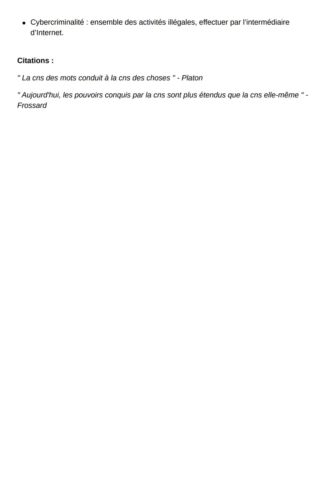La connaissance
Def importante :
• Savoir : domaine précis, qui se décline en différents, informations, savoir-faire, savoir-
être.
• Connai