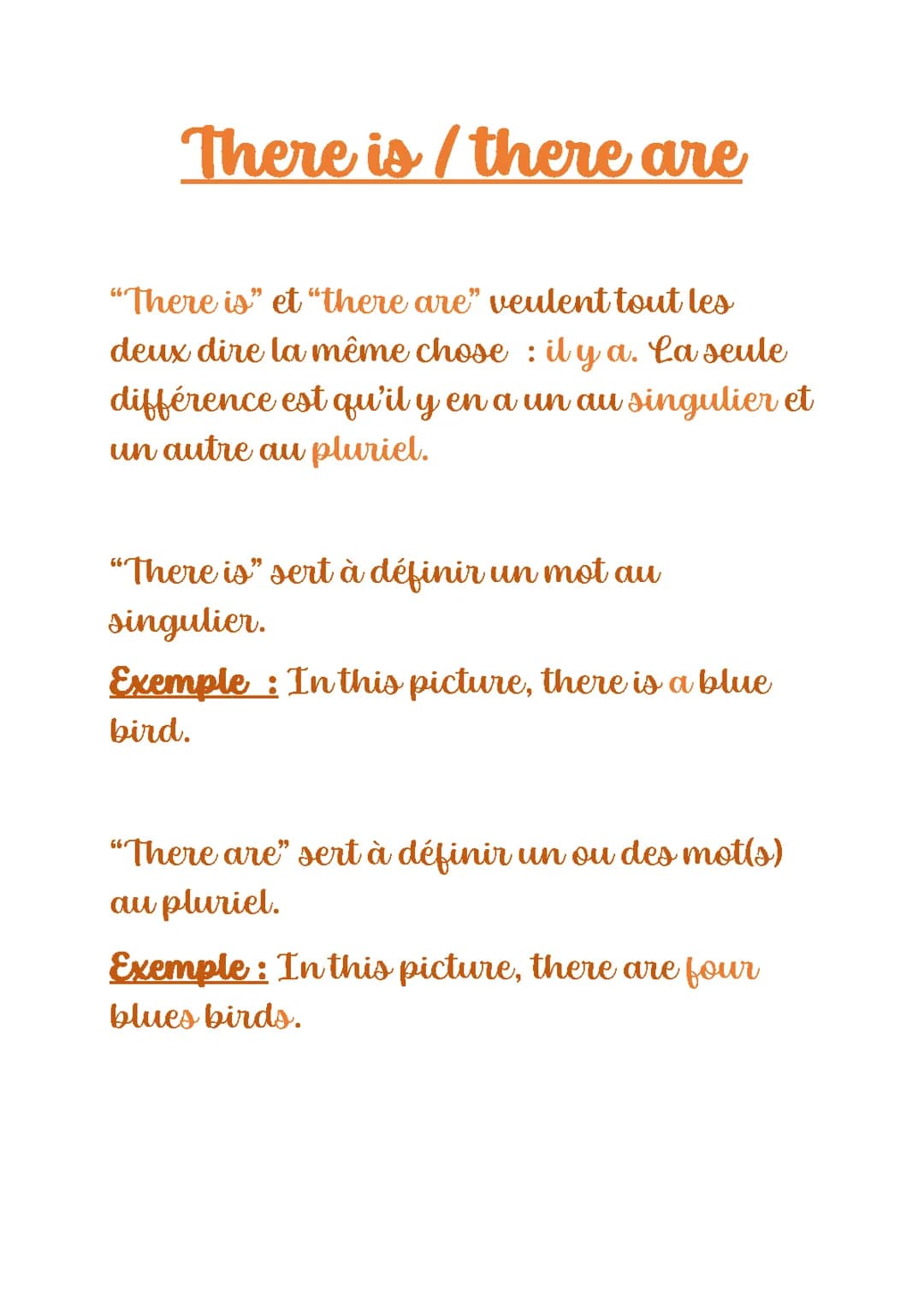 Comprendre 'There is' et 'There are' : Exemples et Différences