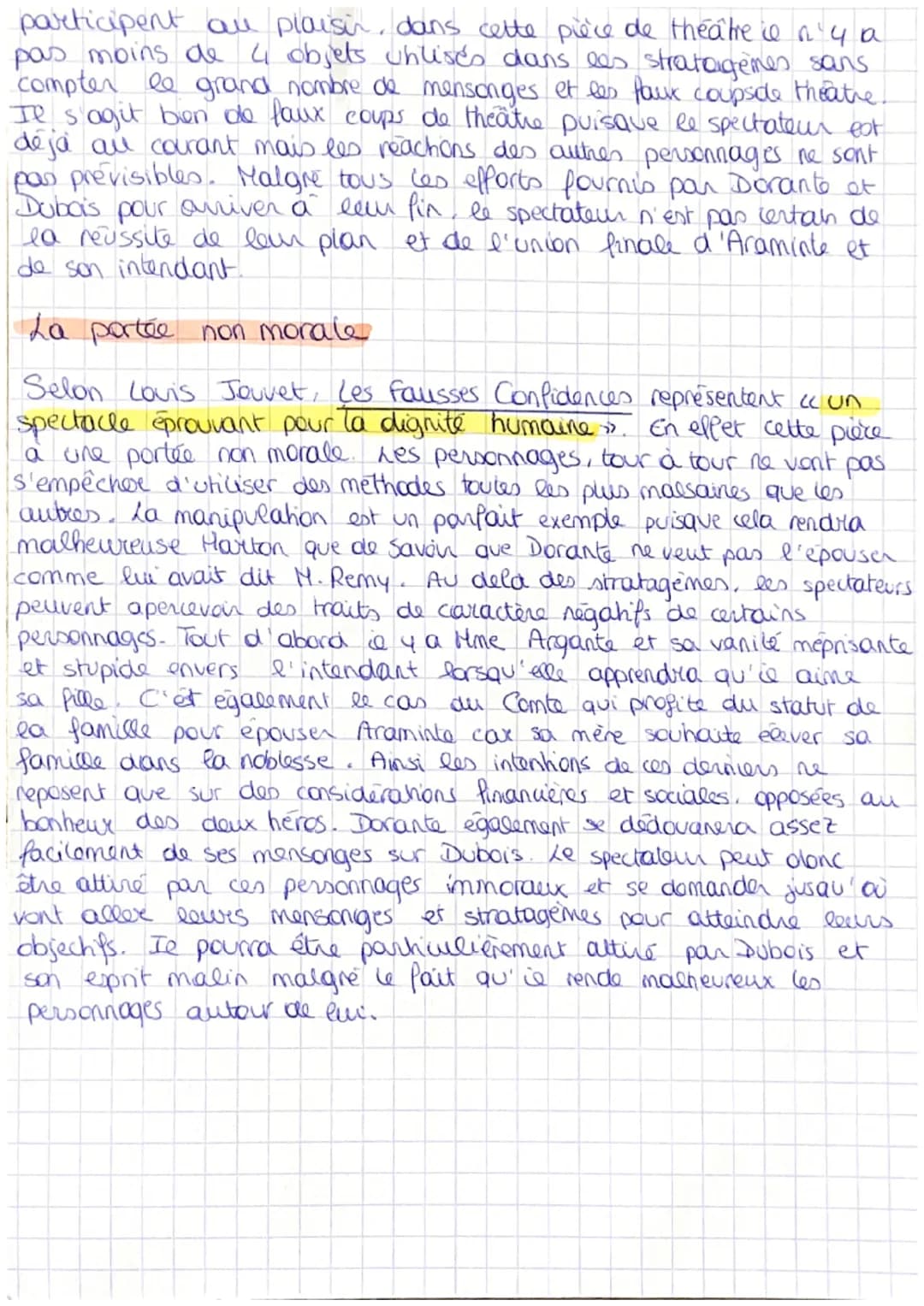 Les fausses Confidences
manipulation des personnages
Dans le theatre de Marivaux, beaucoup de personnages se trouvent
manipuler par Dubois e