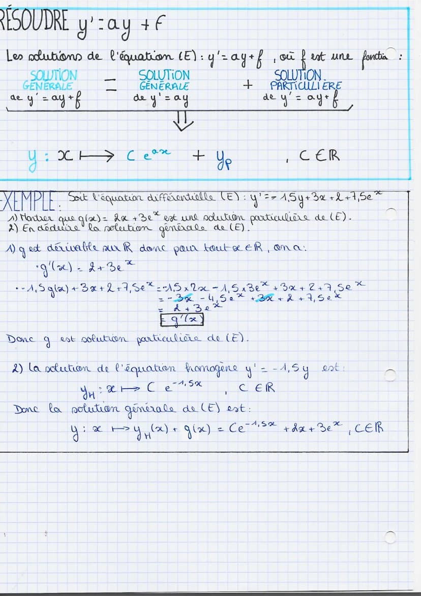 MATHS
Sequencell Equation Différentielle
DEF:
Une équation différentielle est une équation reliant une fonction
dérivable et de sa dérivée.
