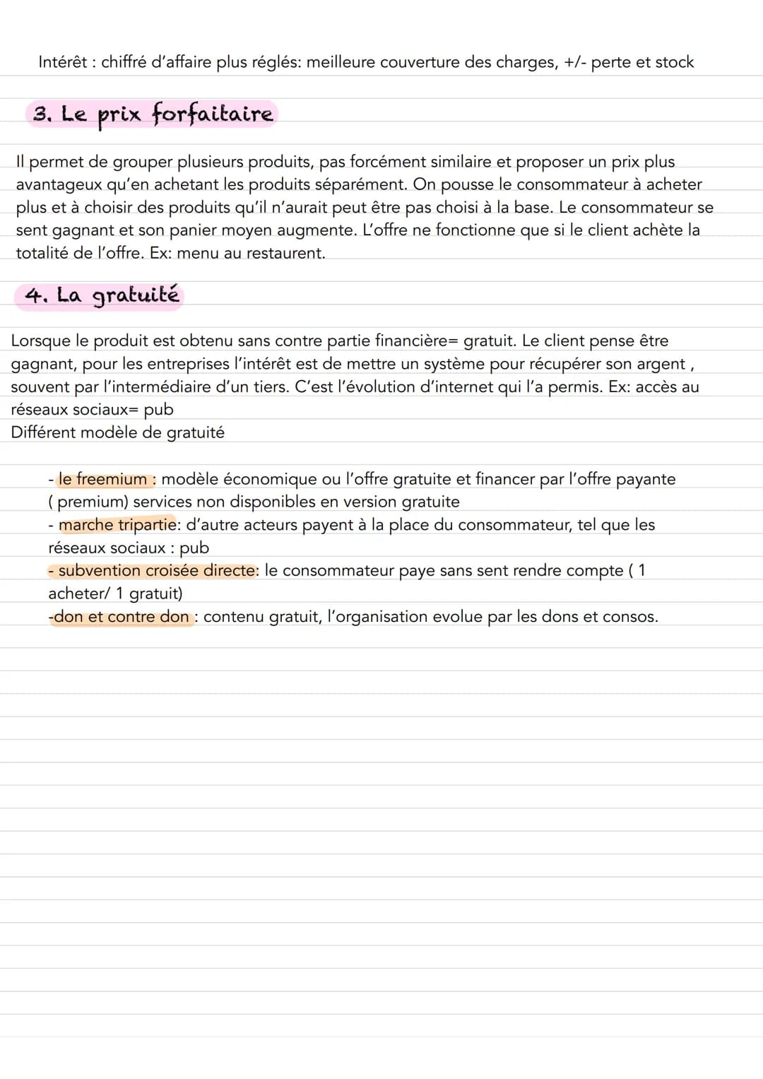  La communication de l'offre
CHAPITRE 5: LE CHOIX D'UN OU PLUSIEURS PRIX
Plan : 1. Prix unique et prix différencié
2. Yield management
3. Pr