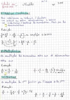 Know Calculer des fractions  thumbnail