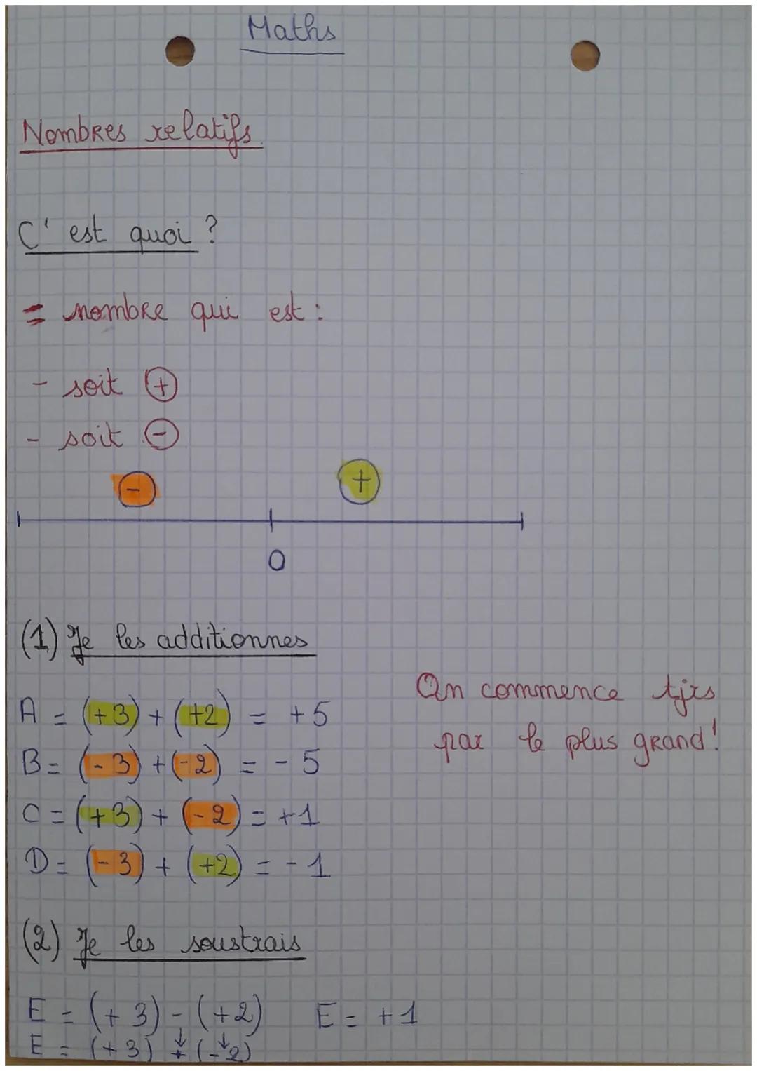 Maths

Nombres relatifs

C'est quoi?

= nombre qui est :

- soit $\oplus$

- soit $\ominus$

$\ominus$

$\oplus$

0

(1) Je les additionnes
