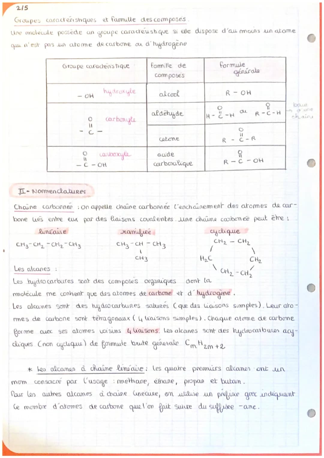 A15
STRUCTURE DES
ENTITES ORGANIQUES
I- Molecules Organiques
Les entités organiques sont principalement composées d'atomes de carbone et d'h