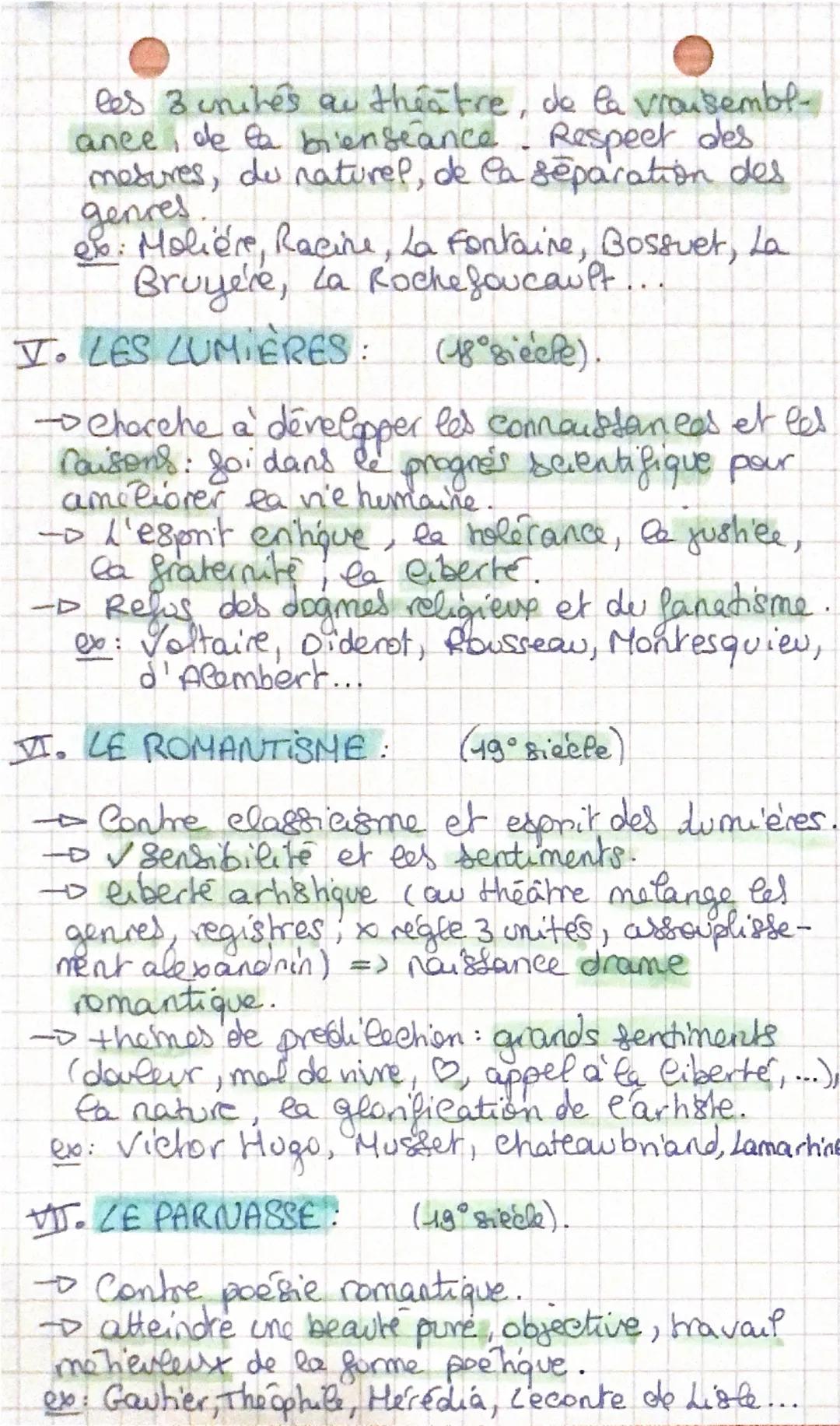 # LES MOUVEMENTS
LITTERAIRES:

To 'HUMANISME: (16°siécte)

→mut culturel europeen.

-D place l'homme au centre de leur reflexion

الله 112

