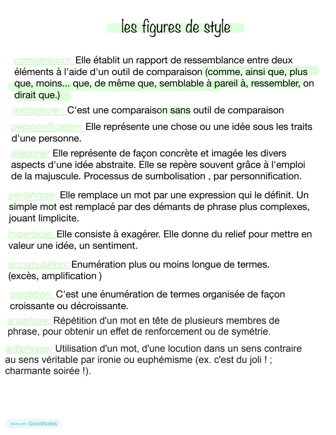 # les figures de style

comparaison: Elle établit un rapport de ressemblance entre deux
éléments à l'aide d'un outil de comparaison (comme, 