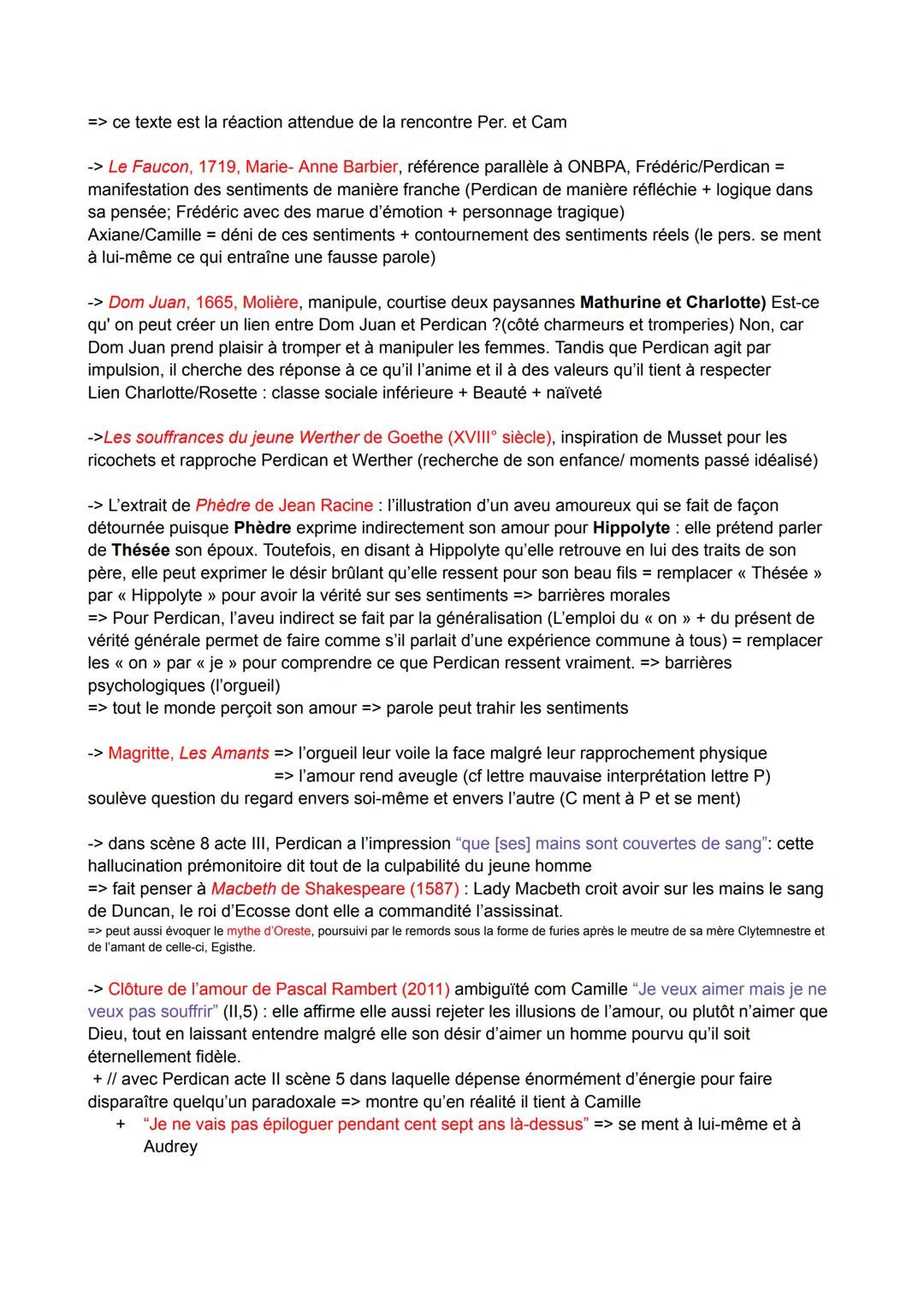 On ne badine pas avec l'amour (ONBPA):
Alfred de Musset (1834)
Parcours: les jeux du coeur et de la parole
Mots-clés de la séquence :
Le mal