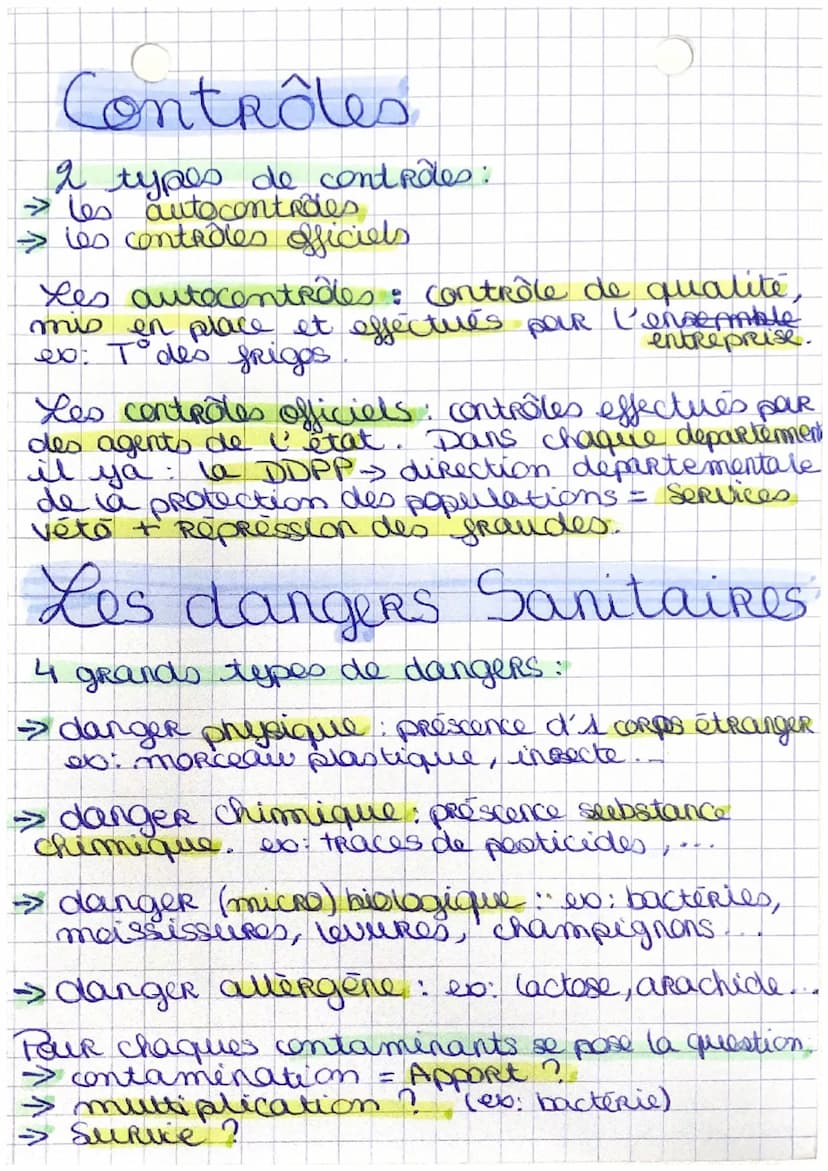 Biotech
La sécurité sanitaire c'est une
des composante de la qualité
des aliments. (45)
Réglementation
Def: sla sécurité sanitaire
> Il s'ag