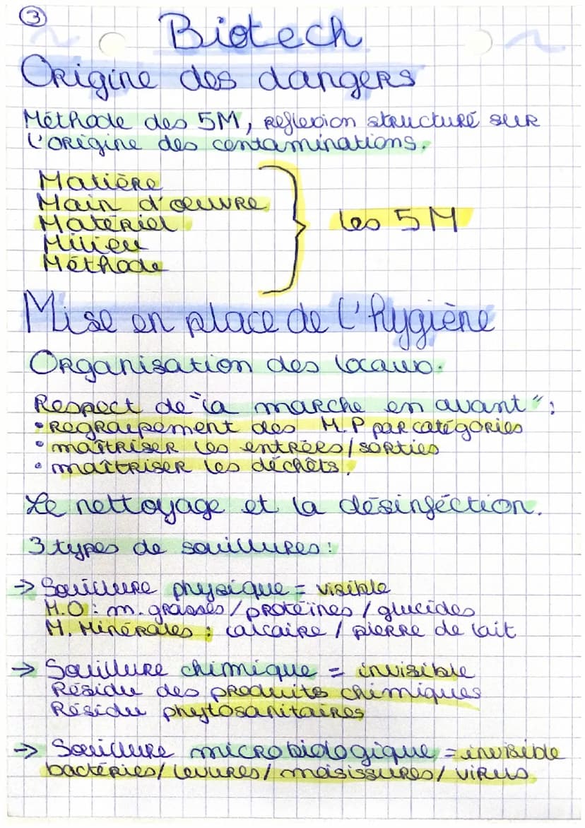 Biotech
La sécurité sanitaire c'est une
des composante de la qualité
des aliments. (45)
Réglementation
Def: sla sécurité sanitaire
> Il s'ag