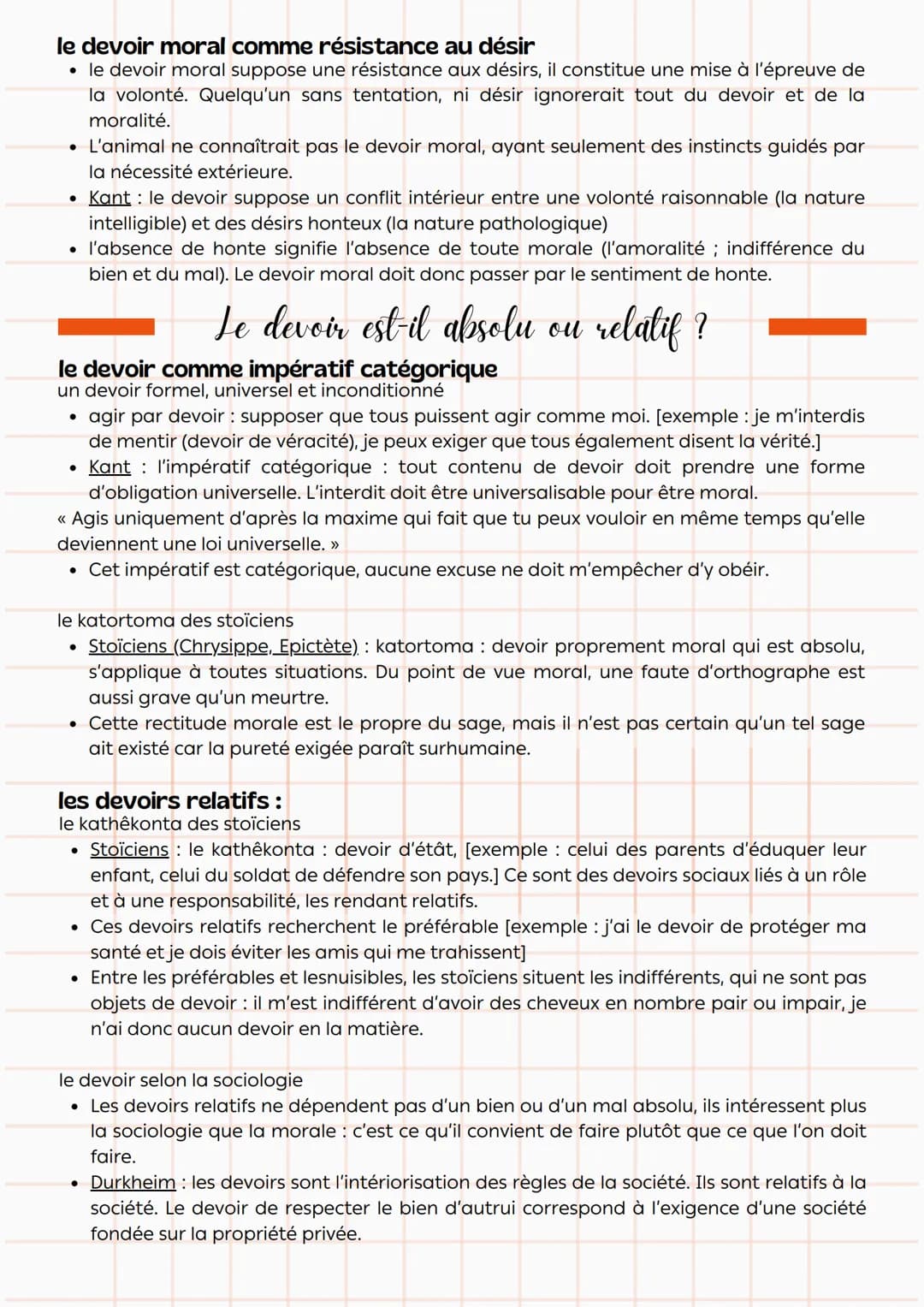 Philosophie
définitions
:
Le devoir
l'obligation pour l'homme d'obéir à un ou plusieurs
commandements.
accroches:
«Il est ordinaire de voir 
