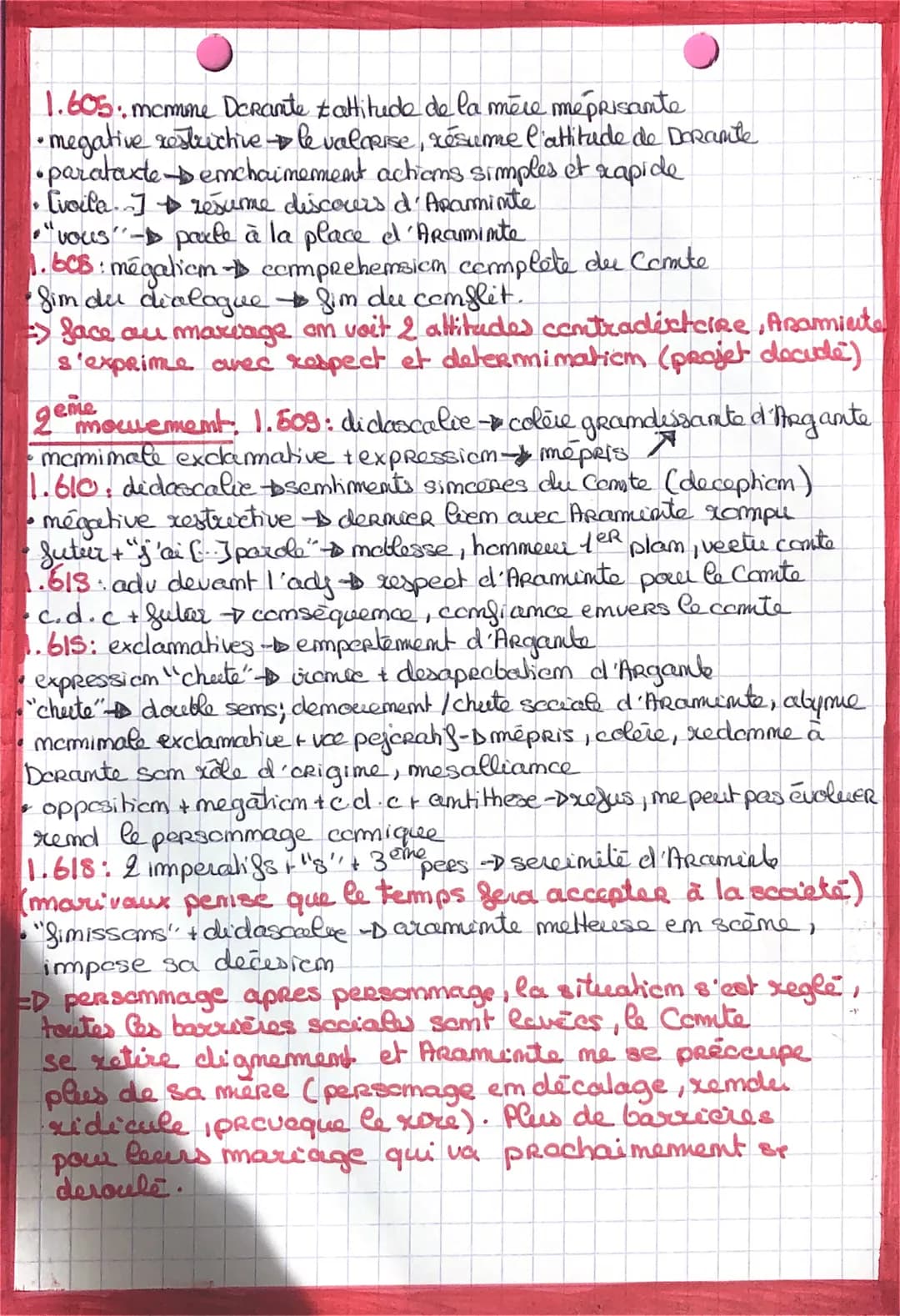 BAC
•sceme fimale
• Dorante avoue te stratagème de Dubcis
• ARaminte leu pardemme
Demouement
Les fausses comfidences
sceme 13 acte III
♥
Com