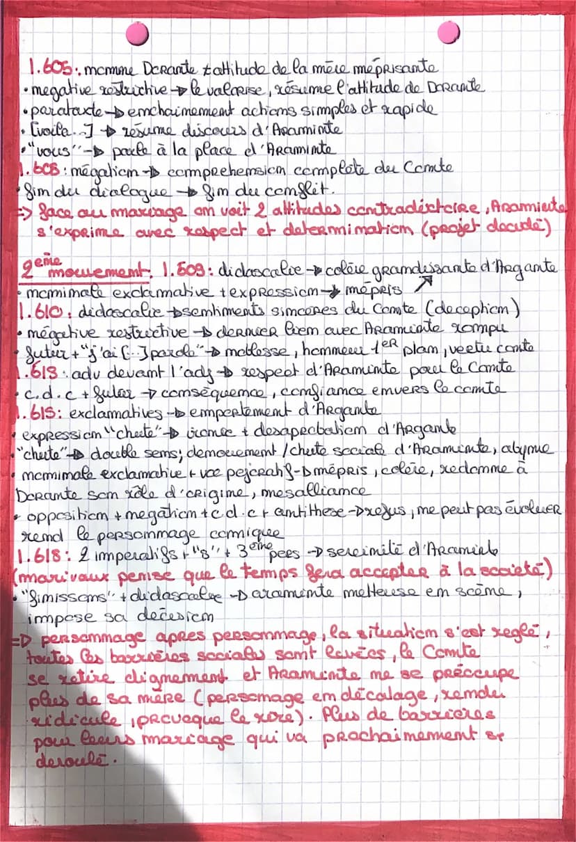 BAC
•sceme fimale
• Dorante avoue te stratagème de Dubcis
• ARaminte leu pardemme
Demouement
Les fausses comfidences
sceme 13 acte III
♥
Com