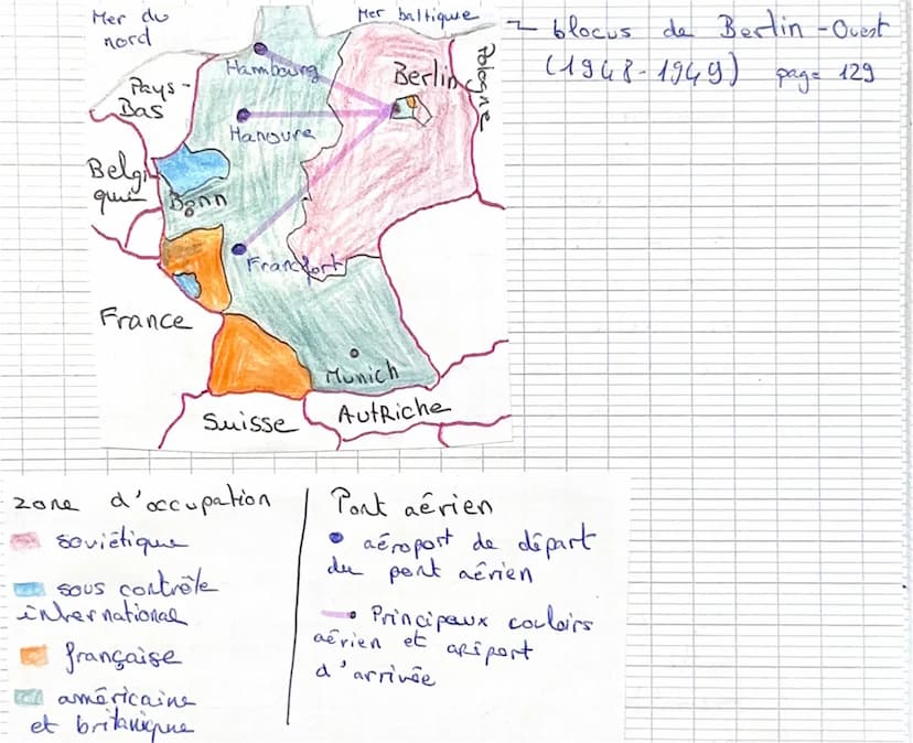 --- OCR Start ---
programme
3
Histoire : fiche de Révision
Thème 2 : Le monde de puis 1945.
Chapitre 5 Chapitre 1: Un monde bipolaire au cha