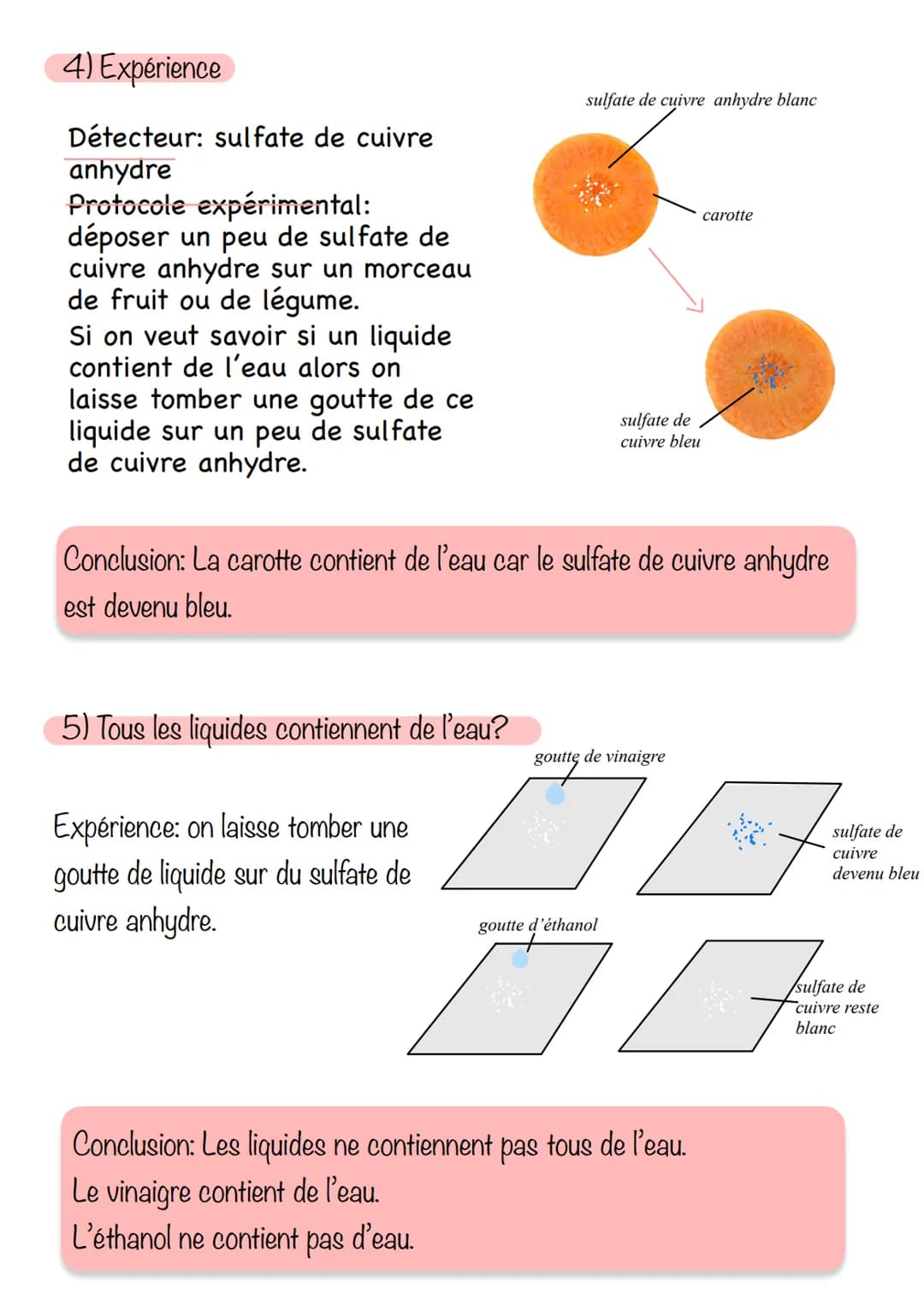 CHIMIE
1) Le sulfate de cuivre
Le sulfate de cuivre
produit chimique
sur le flacon
manipuler avec précaution
solide
2) Le chauffage du sulfa