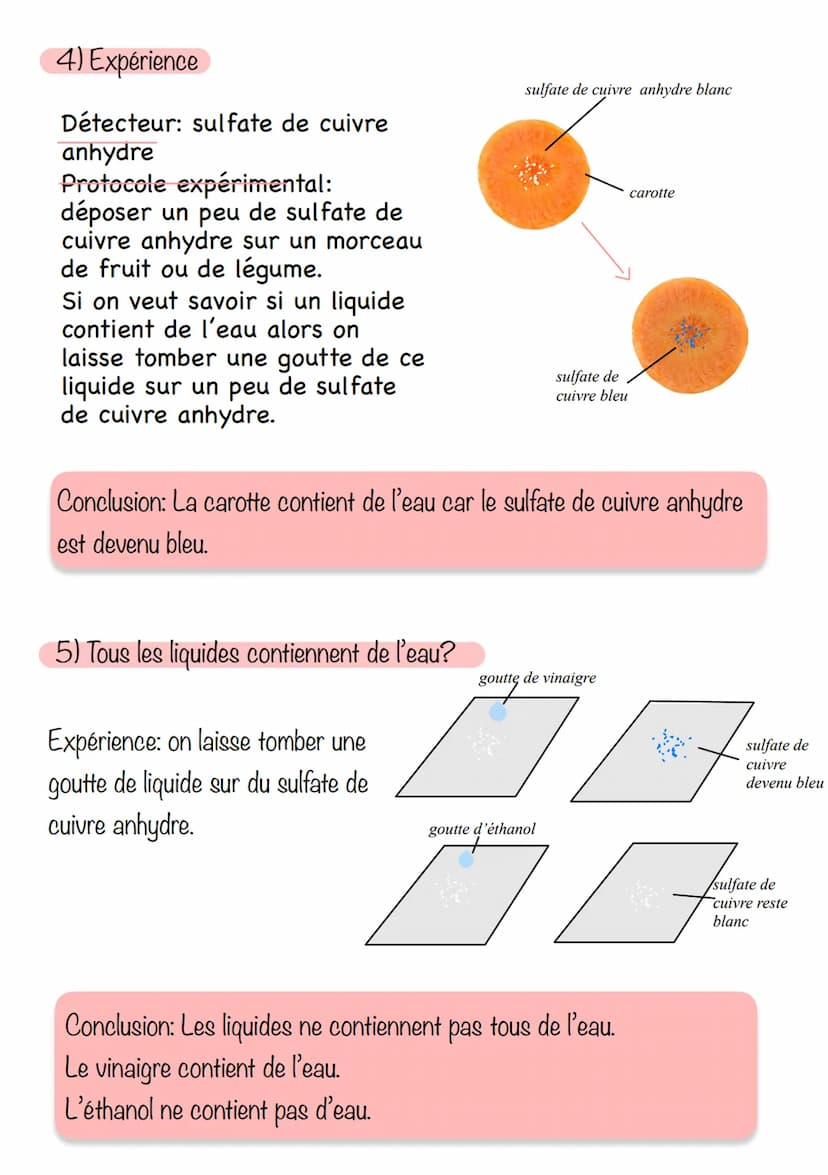 CHIMIE
1) Le sulfate de cuivre
Le sulfate de cuivre
produit chimique
sur le flacon
manipuler avec précaution
solide
2) Le chauffage du sulfa