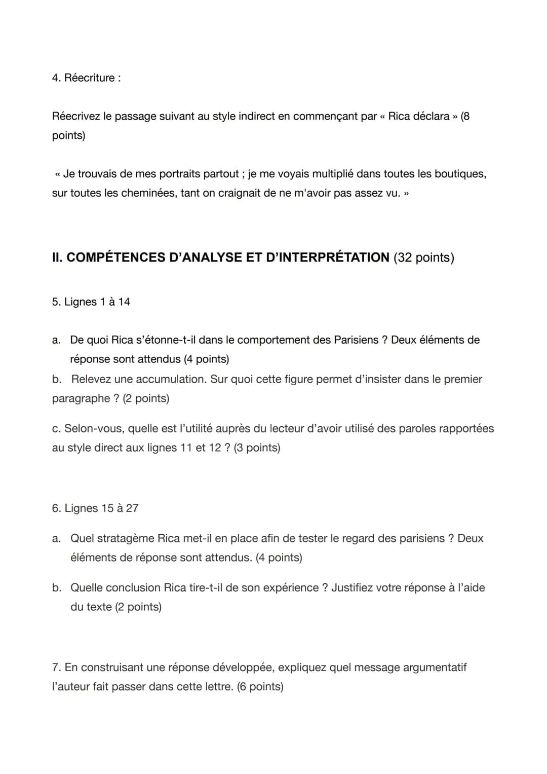 LUNDI 17 AVRIL 2023
BREVET BLANC DE
FRANCAIS
•
PREMIÈRE PARTIE 1 H 30
Travail sur le texte littéraire et sur l'image (50 points)
Dictée (10 