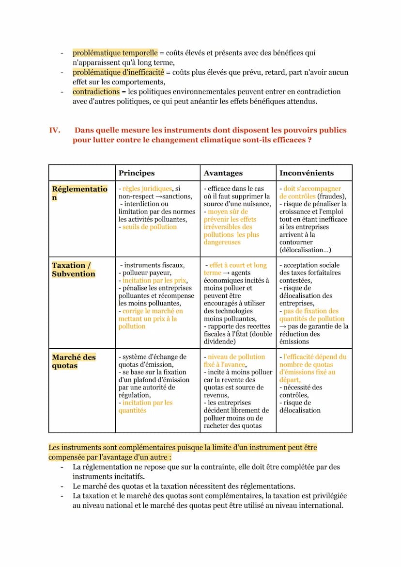 QUELLE ACTION PUBLIQUE POUR L'ENVIRONNEMENT ?
La croissance économique entraîne un épuisement des ressources, or l'environnement
apporte ces