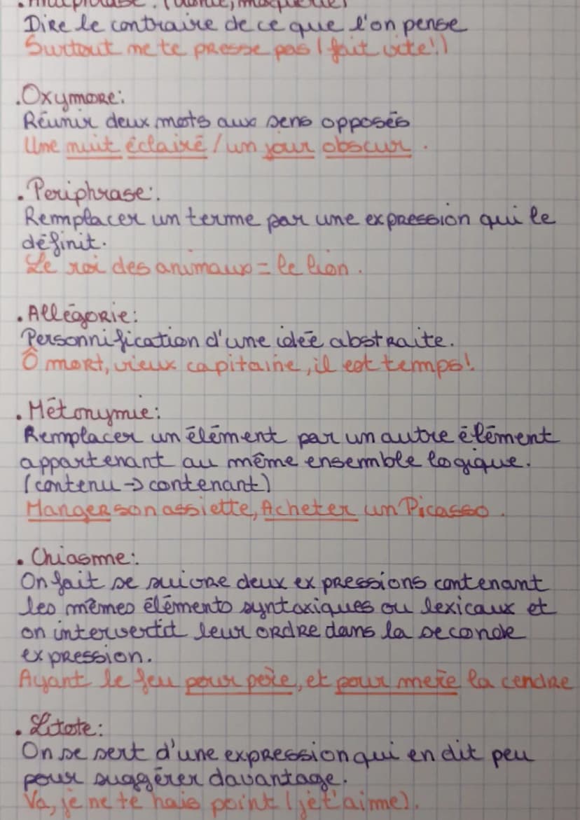 5
•Comparaison :
Rapprochement de 2 éléments avec un outil
de comparaison.
Ses cheveux sont dorés comme les bles.
.Metaphore:
Etablir une co