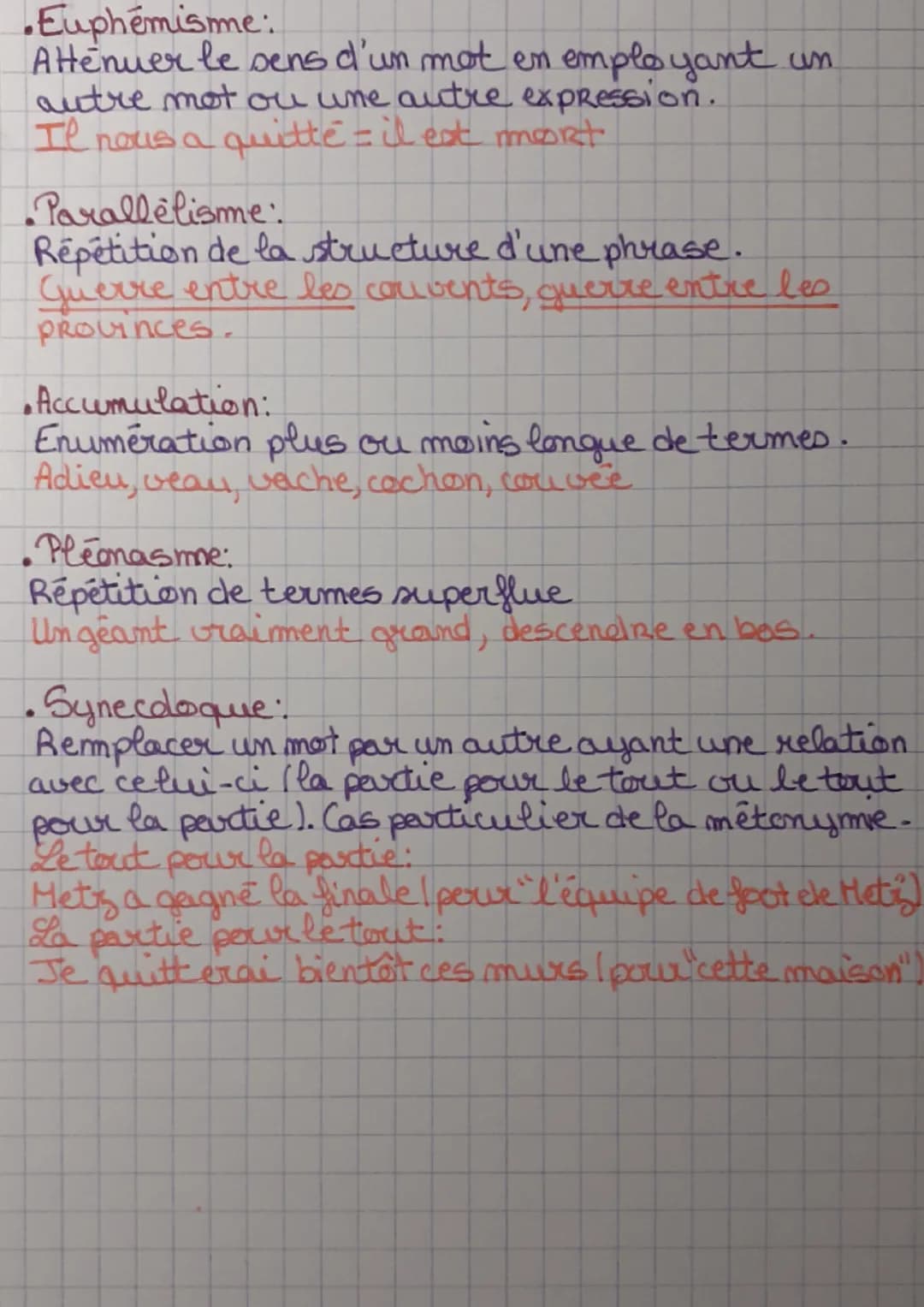5
•Comparaison :
Rapprochement de 2 éléments avec un outil
de comparaison.
Ses cheveux sont dorés comme les bles.
.Metaphore:
Etablir une co