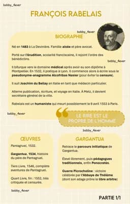 Know Biographie de François Rabelais thumbnail