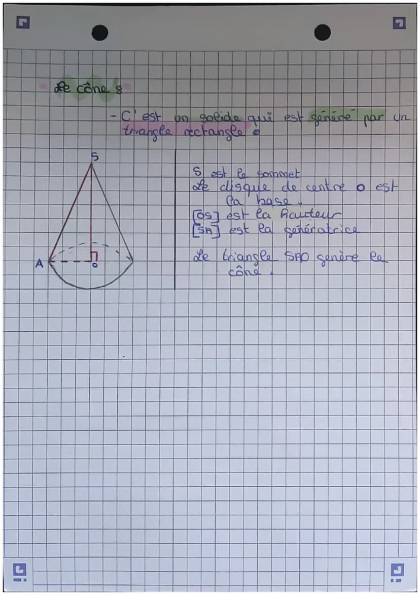 L
MATHS
fiche
Pyramides et
Cones
Volumes &
Cube
côté 3
Pavé droit & Longueur x Pargeur x Bauteur
Prisme droit & Aire de
Pa
base x hauteur
Cy