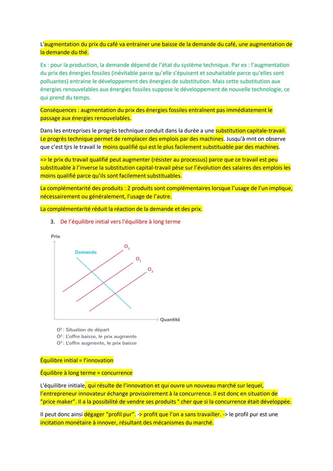 C1: L'autorégulation du marché sous les hypothèses de la concurrence pure et parfaite
L'autorégulation signifie que sous ses hypothèses, que