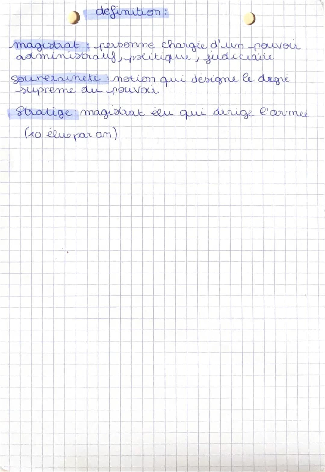 HGGSP: La démocratie
directe à Athenes vs avant JC
(508-322) avant JC
pere démocratie
Democratie directe: régime reposant sur la
participati