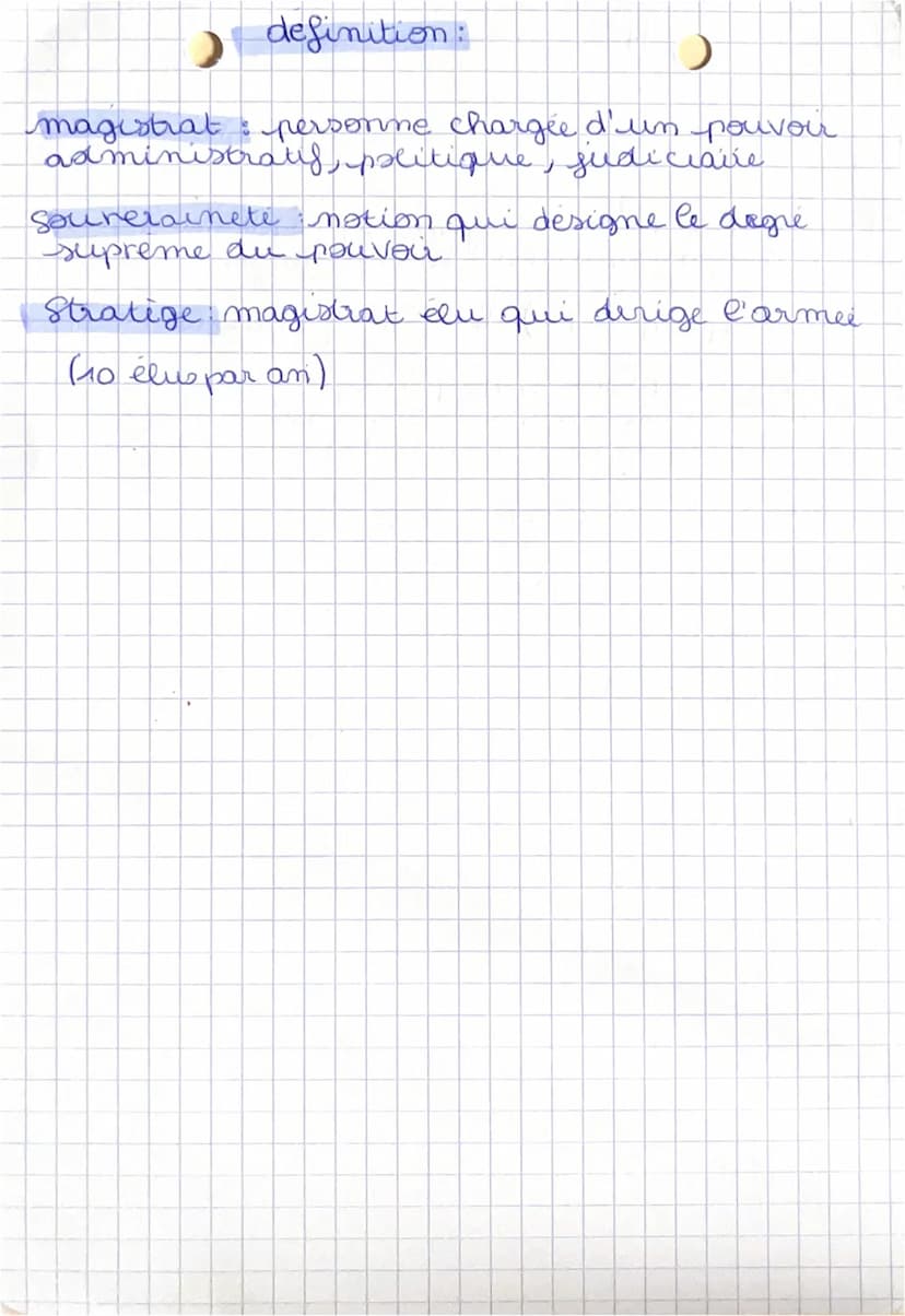 HGGSP: La démocratie
directe à Athenes vs avant JC
(508-322) avant JC
pere démocratie
Democratie directe: régime reposant sur la
participati