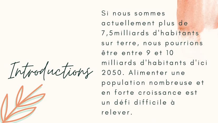 pourrir les Hommes-
Leau et lénergie des
ressources & ménager
Histoire 5ème Introductions
Si nous sommes
actuellement plus de
7,5 milliards 