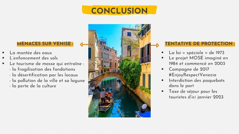 VENISE: ENTRE PROTECTION
ET VALORISATION DU
PATRIMOINE
QUELLES SONT LES
LIMITES DE LA
VALORISATION DU
PATRIMOINE DE VENISE ?
02
UN PATRIMOIN