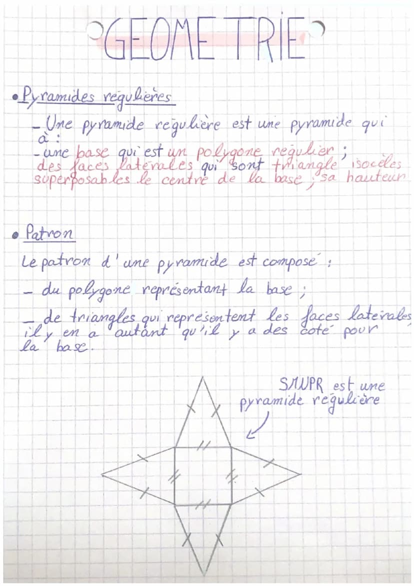 GEOMETIE
Les solides
pave droit
cône de revolution
Pyramide
Pyramide
prisme droit
prisme droit
cylindre de rev.
cylindre de rev.
D
sphere GE