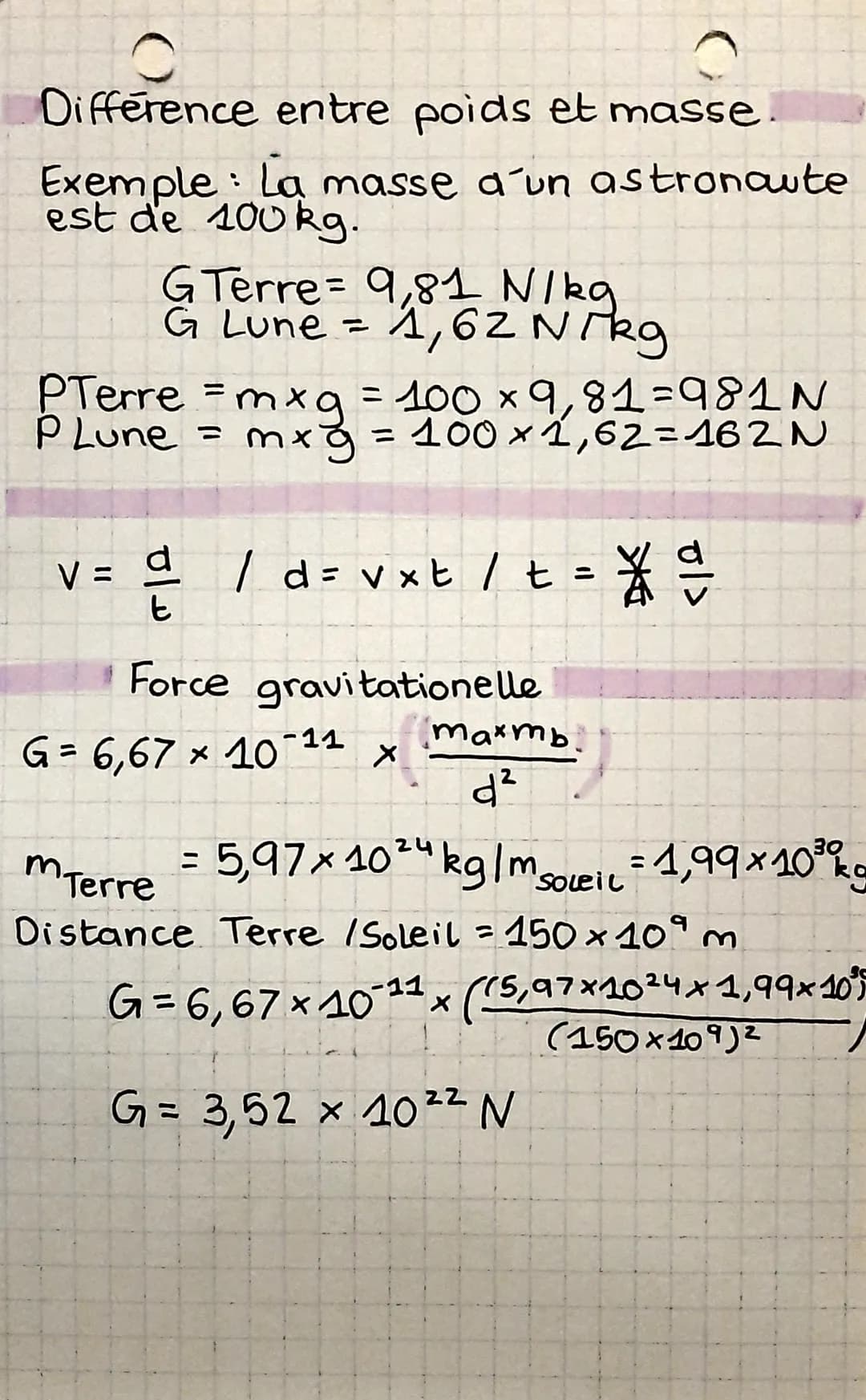 Les forces
Une force possède 4 caracteristiques
Sa direction
(horizontale/verticale)
은
• PHYSIQUE
Le poids
Caracteristiques
1
-
Sa valeur (=