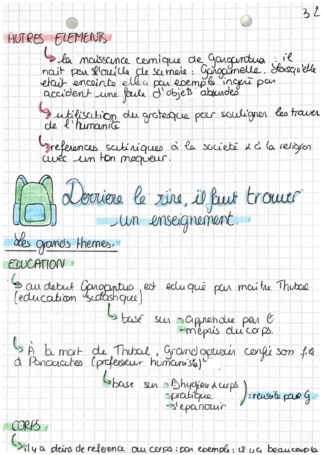 Rire et Savoir.
F
introduction
Au sein de la litteratur française de la Renaissance,
"Gargantua" de François Rabelais s'impose comme une
deu