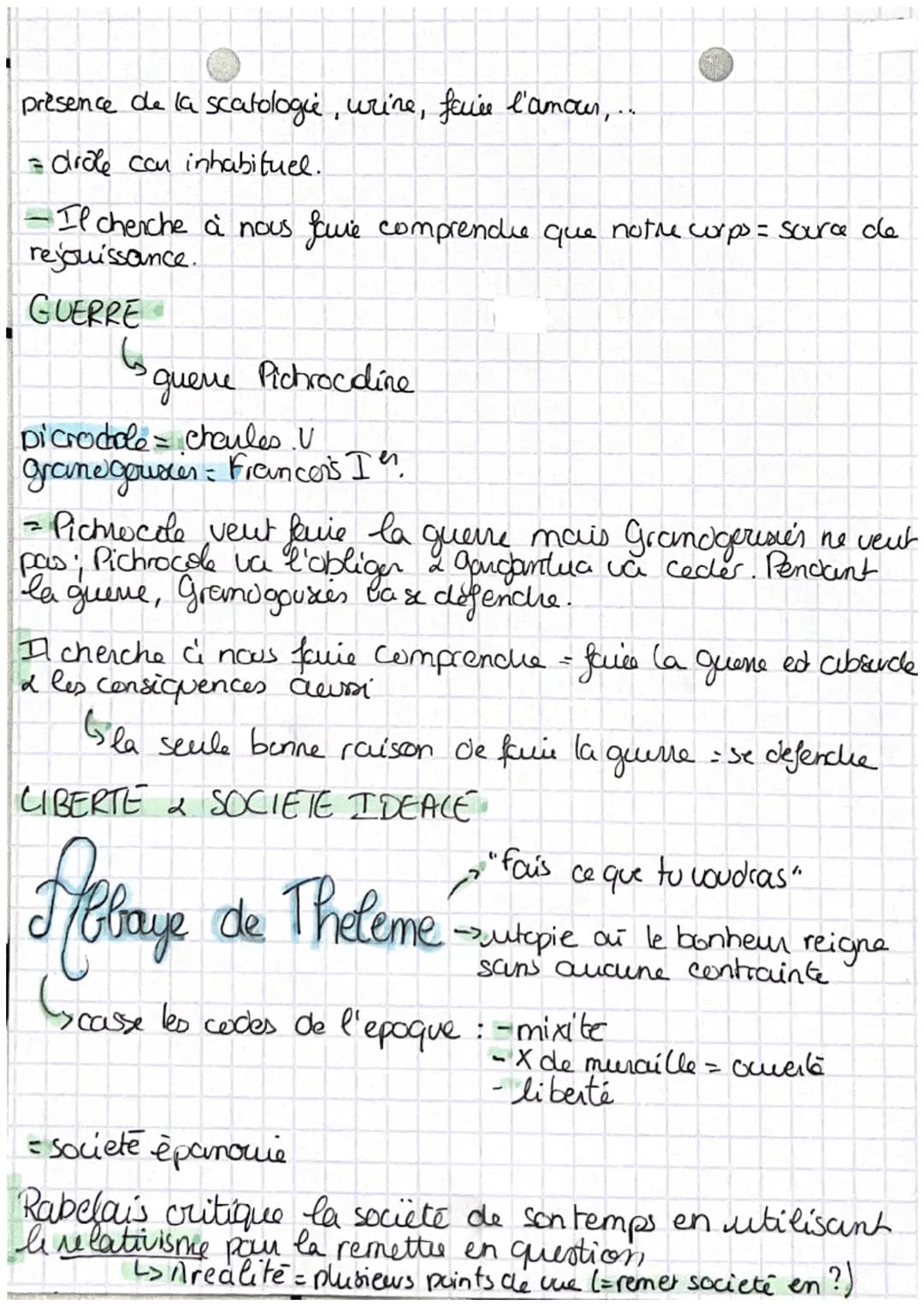 Rire et Savoir.
F
introduction
Au sein de la litteratur française de la Renaissance,
"Gargantua" de François Rabelais s'impose comme une
deu