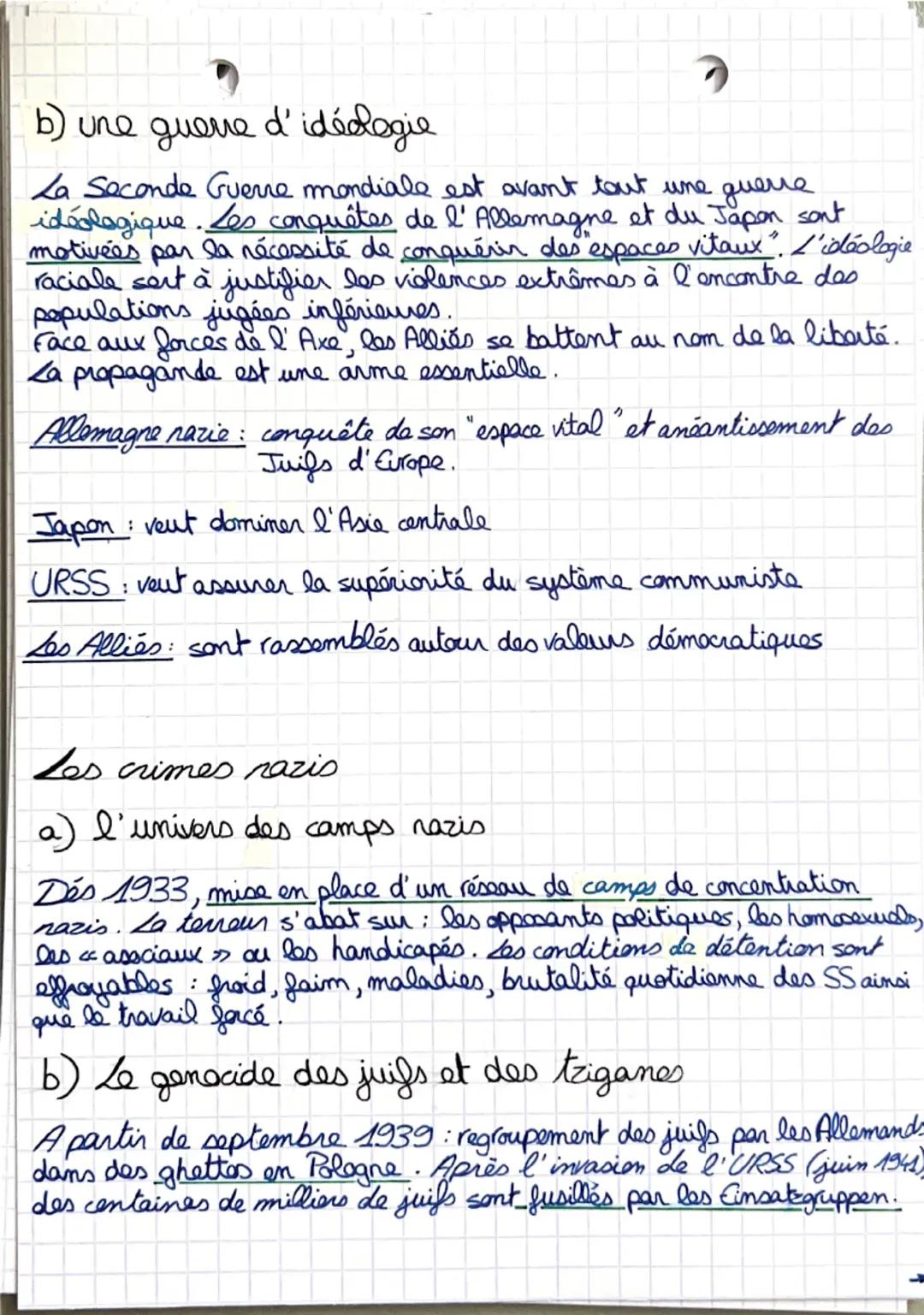 Chap 3: la seconde guerre
mondiale
L'Axe = -l'Allemagne
l'Italie
le Japon
Les Allies = - le Royaume-Uni
-L'URSS
-Des Etats-Unis
Leclanchemen