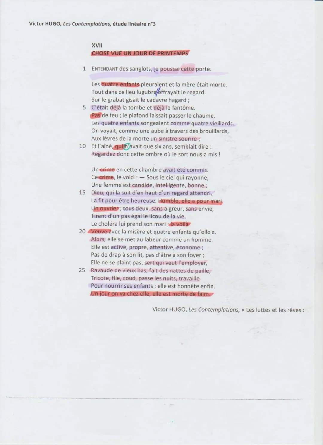 Les Contemplations de Victor Hugo : Résumé et Analyse