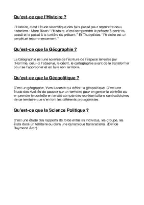 Know Définition de Histoire, Géographie et Sciences politique thumbnail