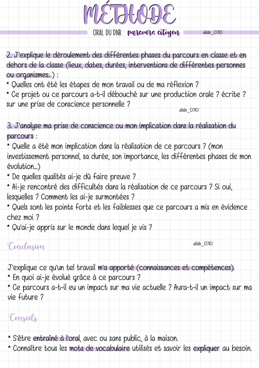 L'épreuve du DNB est une soutenance : vous allez présenter un projet mené au
cours de votre scolarité au collège, seul ou en groupe, pendant