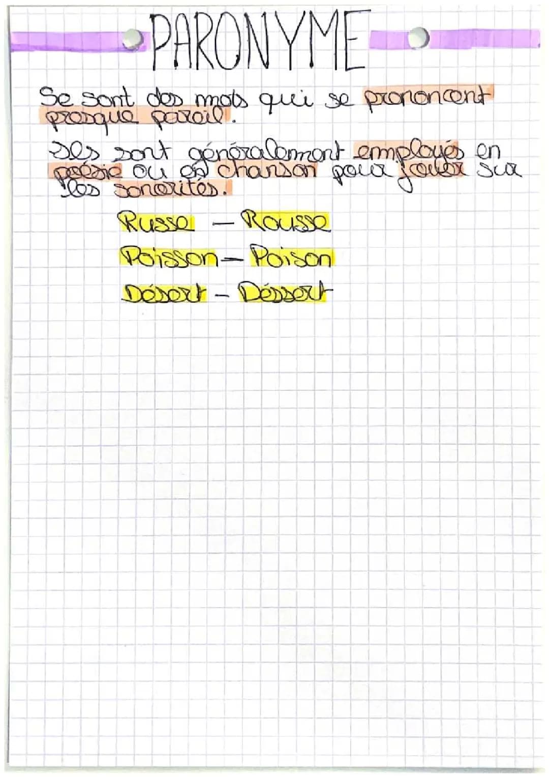 Les Paronymes, Synonymes, Antonymes et Homonymes : Exemples et Exercices