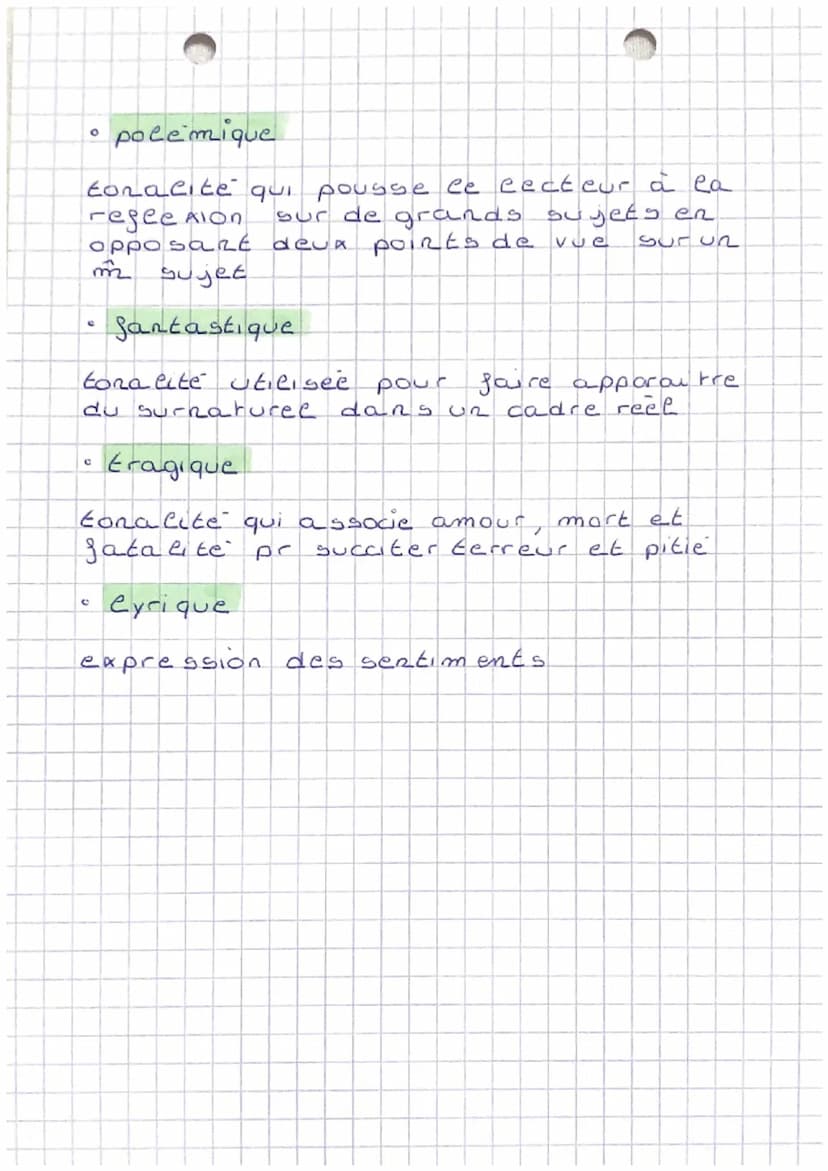 0
CES TONALITE'S LITTERAIRES :
0
pathétique :
tonalité qui renforce les situations difficiles.
voire terribles vécues par un ou plusieurs
pe