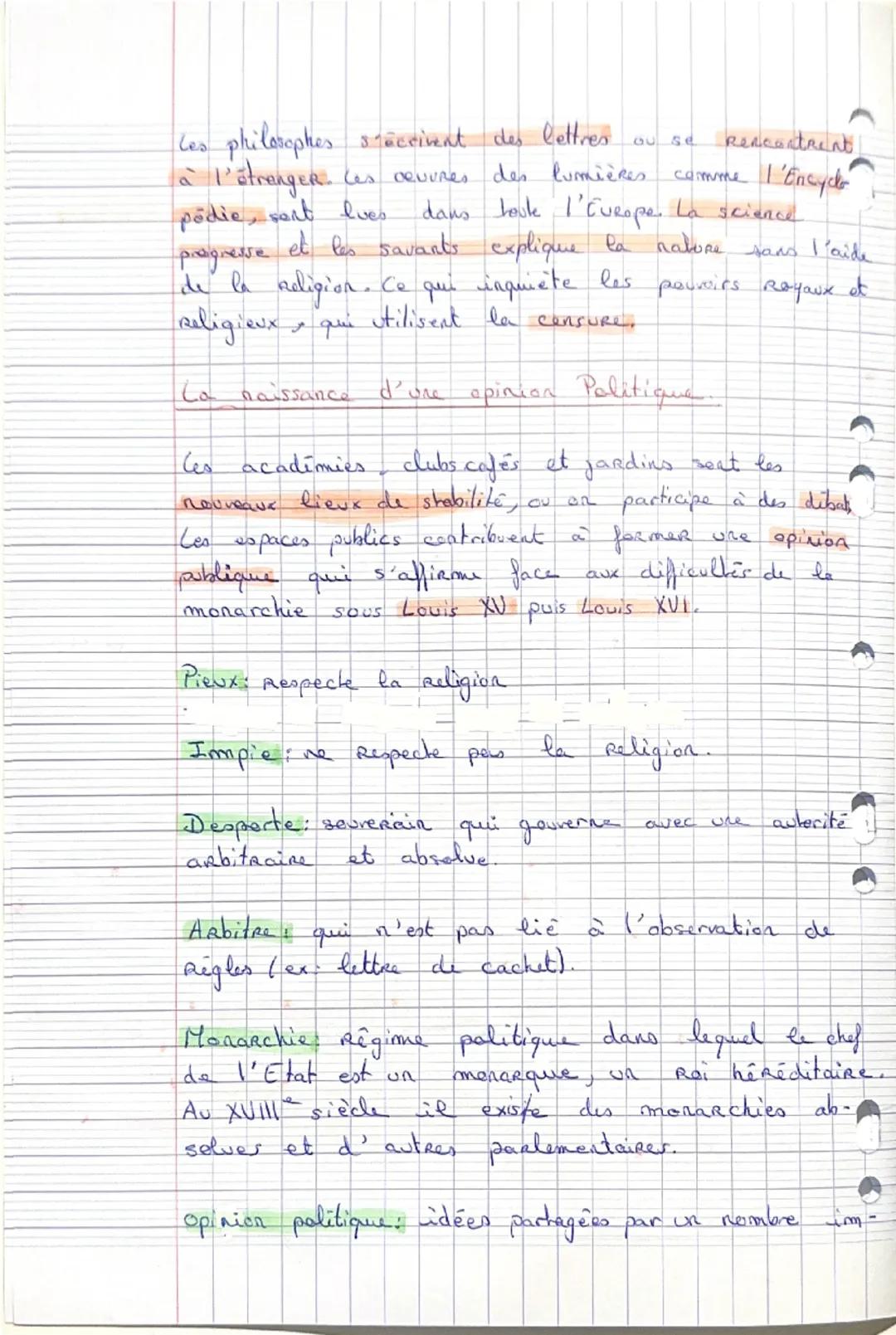 programme
4
Histoire fiche de Revision.
Thimme : Le XVIII siècle expansions lumières
Chapitre 2 et Révolutions
d
programme. Chapitre 2: L'Eu
